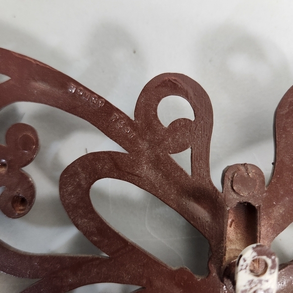 Homco 1978 Set of 2 Faux Rattan Butterflies - Picture 7 of 12